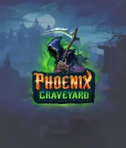 The eerie and atmospheric Phoenix Graveyard slot game interface by ELK Studios, featuring a mysterious graveyard setting. Displayed in this image is the slot's dynamic reel expansion mechanism, enhanced by its gorgeous symbols and gothic theme. The artwork conveys the game's theme of rebirth and immortality, making it enticing for those interested in legends.