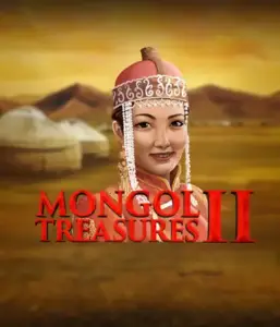 Step into the captivating heritage of Mongolia with the Mongol Treasures 2 game by Endorphina, highlighting a beautiful Mongolian woman clothed in traditional attire against a golden Mongolian steppe backdrop. This graphic portrays the spirit of Mongolian tradition, delivering a distinctive cultural journey. 