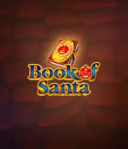 Celebrate the festive spirit with Book of Santa slot by Endorphina, featuring an intricately designed golden book emblazoned with Santa's iconic seal. This image captures the magic and mystery of Christmas, set against a warm red background. Great for players looking to get into the holiday spirit, delivering a delightful gaming experience. 