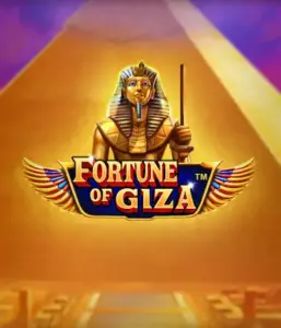 Explore the timeless world of Fortune of Giza slot by Pragmatic Play, highlighting a majestic depiction of a Pharaoh amid the iconic pyramid backdrop. This image captures the splendor of Egyptian culture, great for fans of Egyptian-themed slots, offering a thrilling gaming experience.